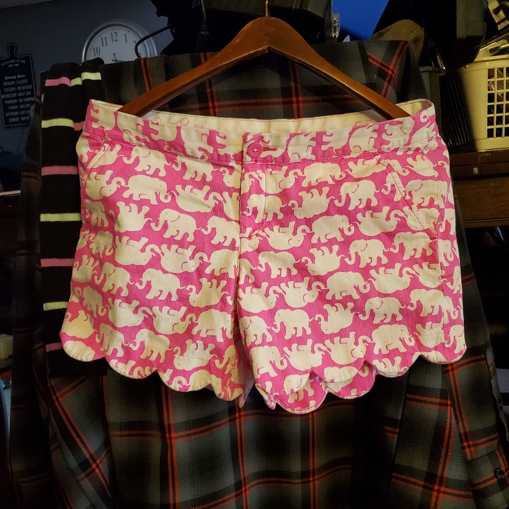 Hot Pink Elephant Shorts